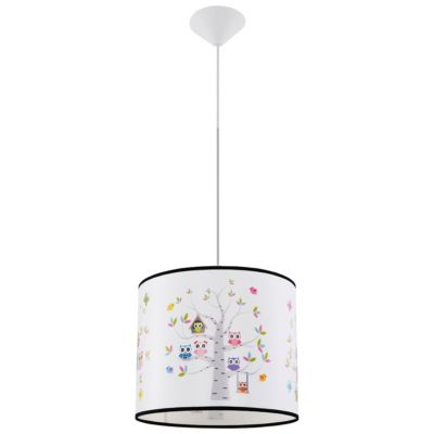 Lampe suspendue en PVC 1 lampes 30x30x82cm Sollux