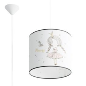 Lampe suspendue en PVC 1 lampes 30x30x95cm Sollux