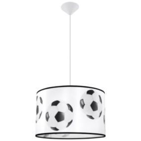 Lampe suspendue en PVC 1 lampes 40x40x82cm Sollux