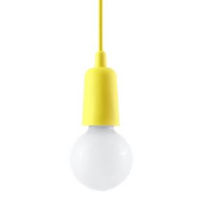 Lampe suspendue en PVC 1 lampes 9x9x90cm Sollux