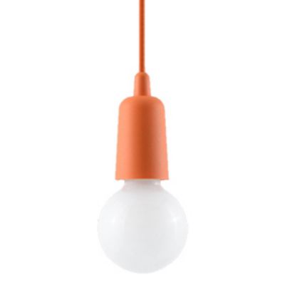 Lampe suspendue en PVC 1 lampes 9x9x90cm Sollux