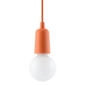 Lampe suspendue en PVC 1 lampes 9x9x90cm Sollux