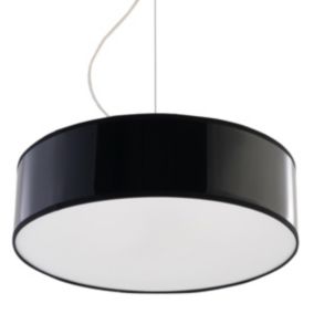 Lampe suspendue en PVC 2 lampes 35x35x111cm Sollux