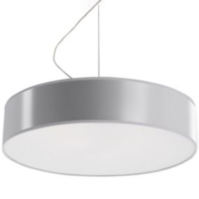 Lampe suspendue en PVC 3 lampes 45x45x111cm Sollux