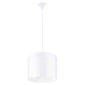 Lampe suspendue en tissu/PVC 1 lampes 30x30x88cm Sollux