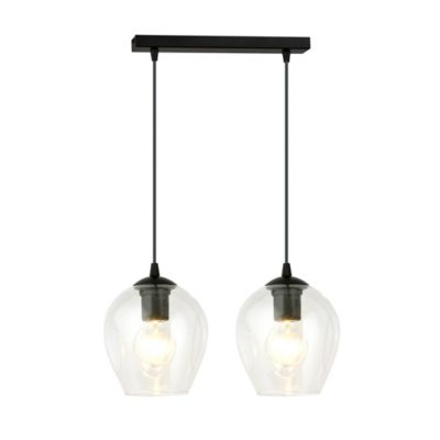 Lampe suspendue ISTAR 2 BL TRANSPARENT, Emibig Lighting, Fabriqué en EU