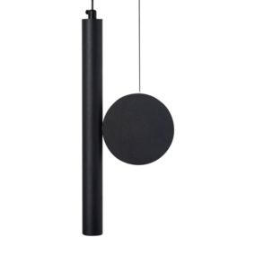 Lampe suspendue LED en métal noir DAMAS