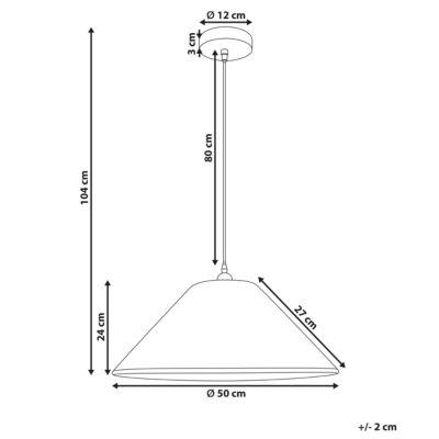 Lampe suspension BANCAL Corde en papier Naturel