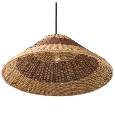Lampe suspension BANCAL Corde en papier Naturel