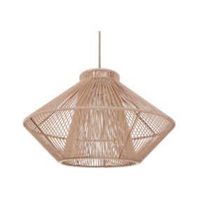 Lampe suspension beige PALMETTO