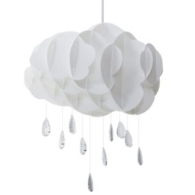 Lampe suspension blanche AILENNE