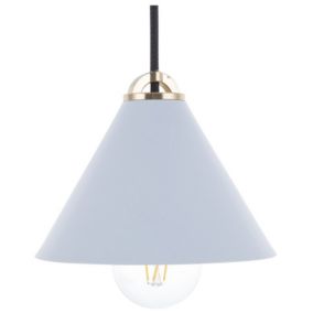 Lampe suspension bleu clair ARAGON