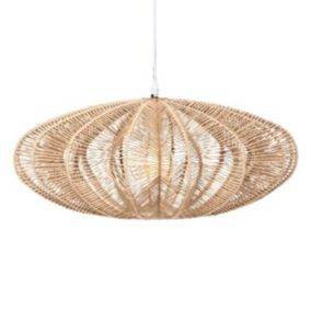 Lampe Suspension Déco "Tery" 57cm Naturel