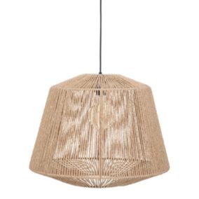 Lampe Suspension Design "Jily" 48cm Beige