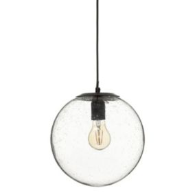 Lampe Suspension Design "Nunn" 25cm Transparent