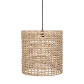 Lampe Suspension Design "Sefia" 38cm Beige