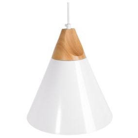 Lampe suspension en aluminium blanc ALBANO