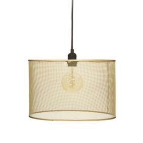 Lampe Suspension en Métal "Loft" 38cm Or