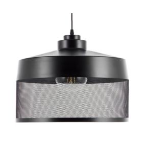 Lampe suspension en métal noir CARDENER