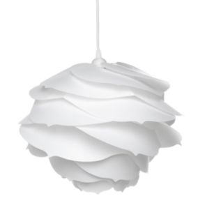 Lampe suspension en plastique blanc NILE