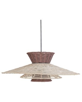 Lampe suspension KABOMPO Rotin Marron