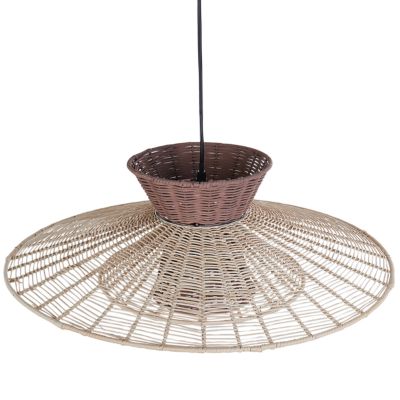 Lampe suspension KABOMPO Rotin Marron
