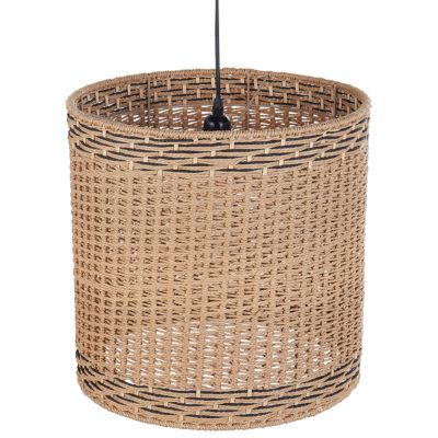 Lampe suspension LUAPULA Corde en papier Naturel