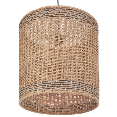 Lampe suspension LUAPULA Corde en papier Naturel