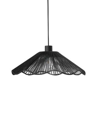 Lampe suspension MIGORI Papier Noir
