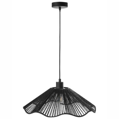 Lampe suspension MIGORI Papier Noir
