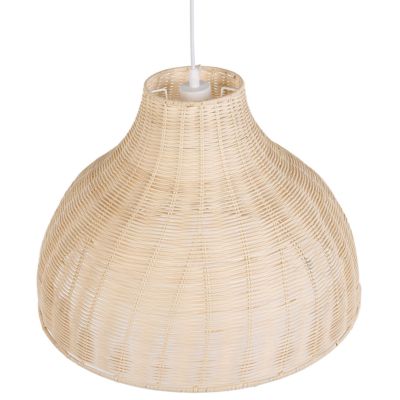 Lampe suspension MILLIAN Rotin Marron clair