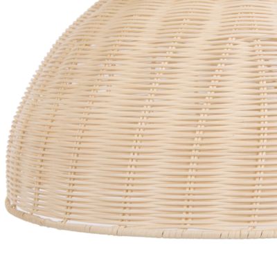 Lampe suspension MILLIAN Rotin Marron clair