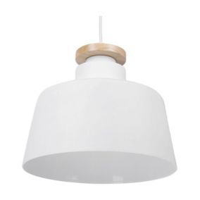 Lampe suspension moderne en aluminium blanc DANUBE