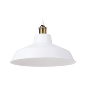 Lampe suspension moderne en métal blanc PECHORA