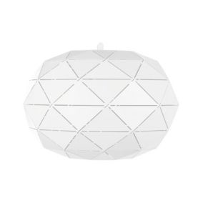 Lampe suspension moderne en métal blanc REWA