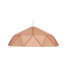 Lampe suspension moderne en métal rose SENIA