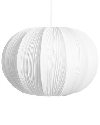 Lampe suspension OKER Tissu Blanc