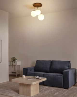 Lampe suspension RIANA Verre Noir