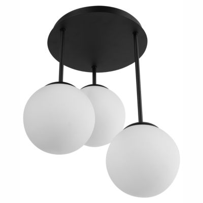 Lampe suspension RIANA Verre Noir