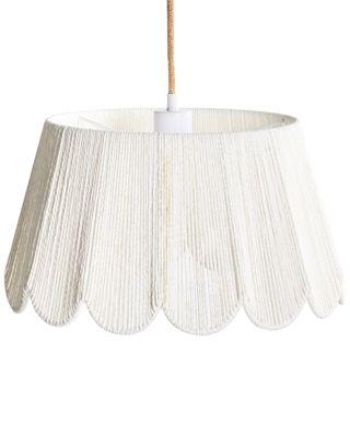 Lampe suspension SEBAKWE Corde en papier Beige clair
