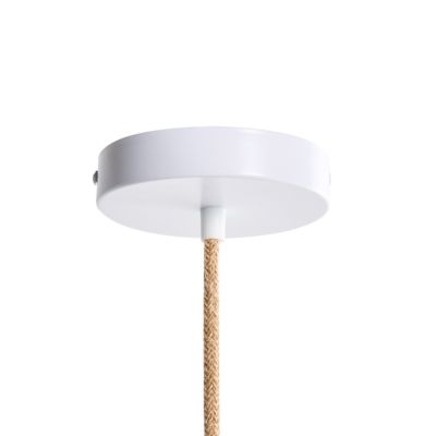 Lampe suspension SEBAKWE Corde en papier Beige clair