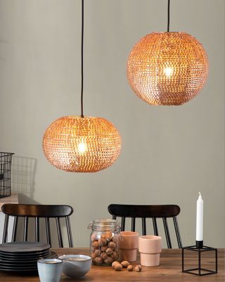 Lampe suspension SEINE Métal Cuivré