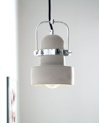 Lampe suspension VERDE Béton Gris