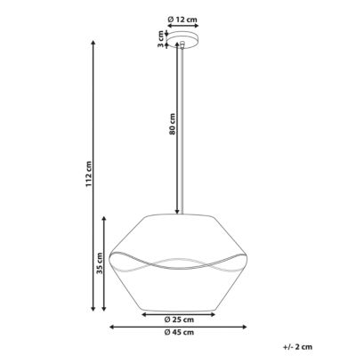 Lampe suspension YAMBOU Corde en papier Naturel
