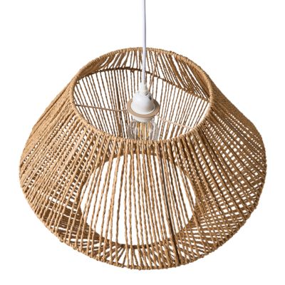 Lampe suspension YAMBOU Corde en papier Naturel