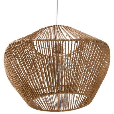 Lampe suspension YAMBOU Corde en papier Naturel