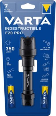 Lampe torche indestructible Varta F20 pro 350 lumens