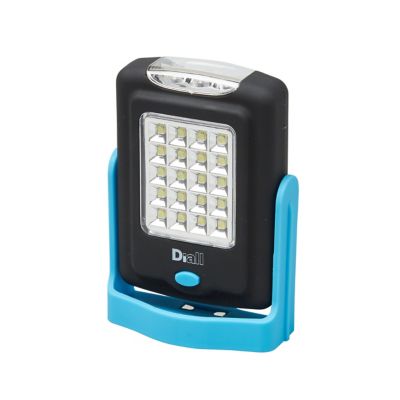 Lampe torche LED 2 fonctions Diall 220 lumens bleu