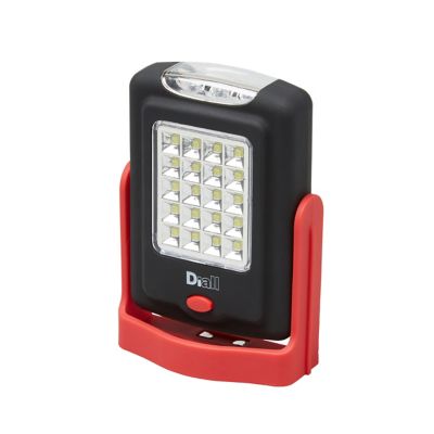 Lampe torche LED 2 fonctions Diall 220 lumens rouge