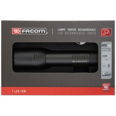 Lampe torche LED rechargeable compacte 814 lm, faisceau réglable, IP65 779.CRTPB Facom